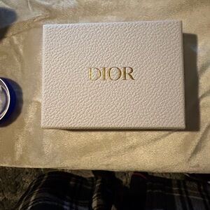 Dior Textured White Box with Mirror and Lipstick